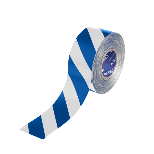 Blue White Floor Marking Tape 76.20 mm x