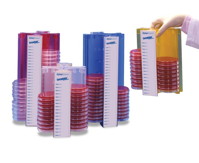 X4 Fisherbrand Easyplate petri dish rack