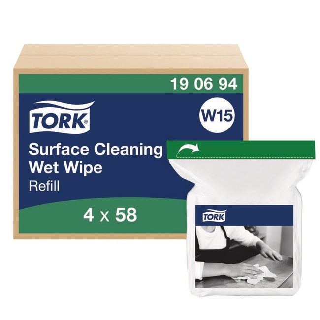4ROLL Tork Surface Cleaning Wet Wipes Re