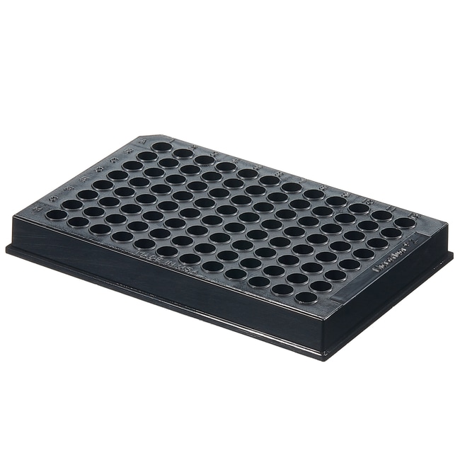 Microfluor 2 Black Plate, flat bottom, V