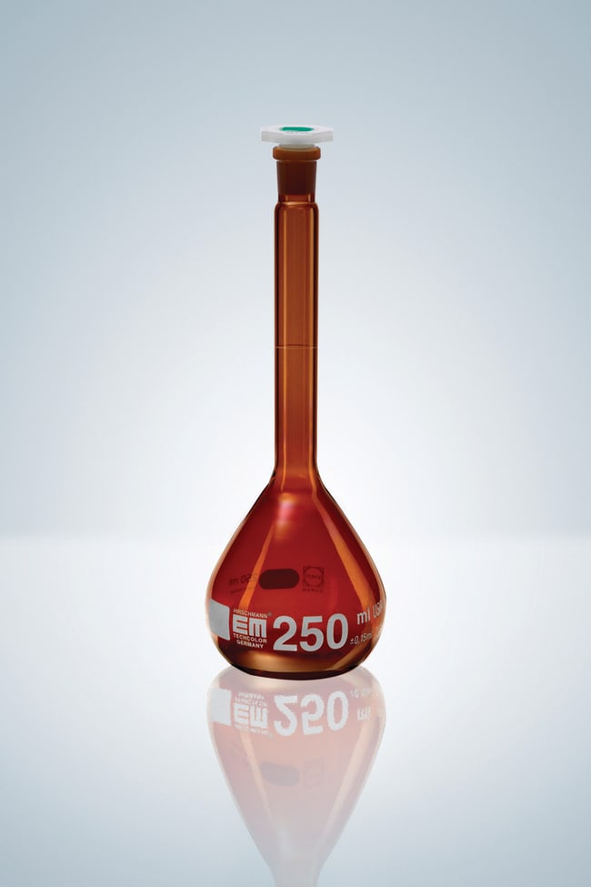 Hirschmann Class A Amber Glass Volumetri