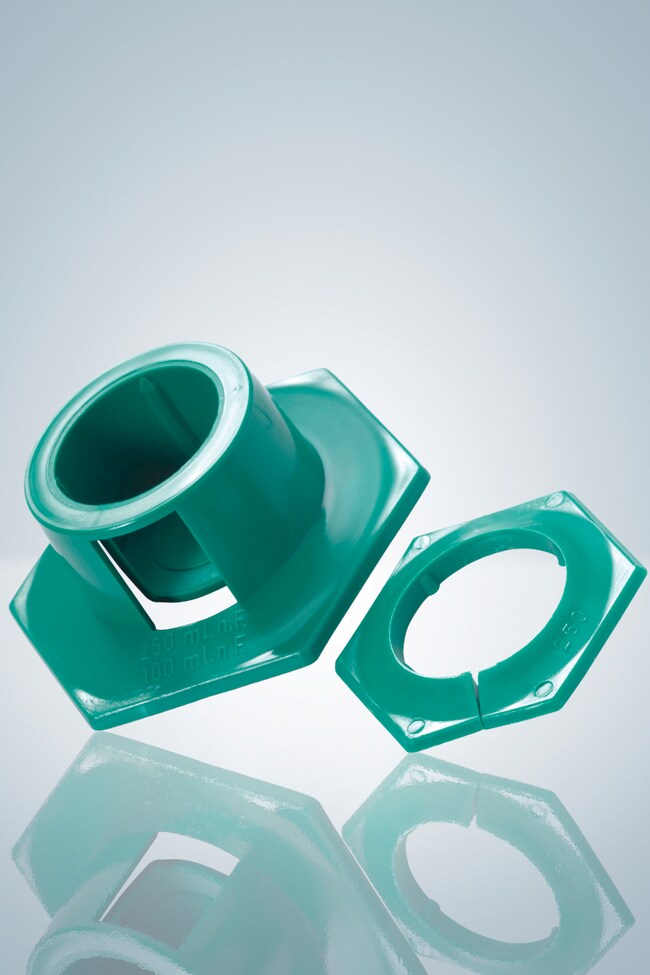 Hirschmann Plastic Base and Safety Ring,