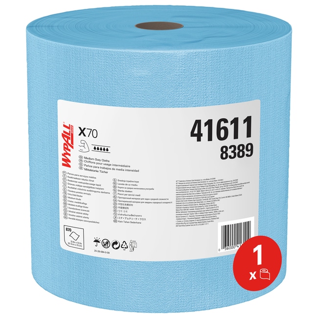 1 ROLL WypALL® X70 Large Roll Cloths