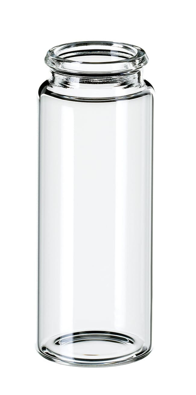 Fisherbrand Snap Cap Vial, Clear Glass,