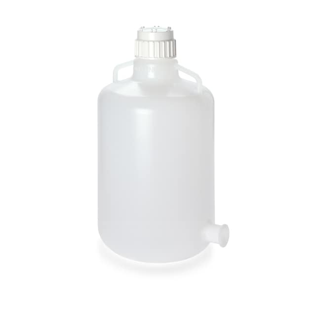 Flasche mit Anschlüssen, 10 l PP .
