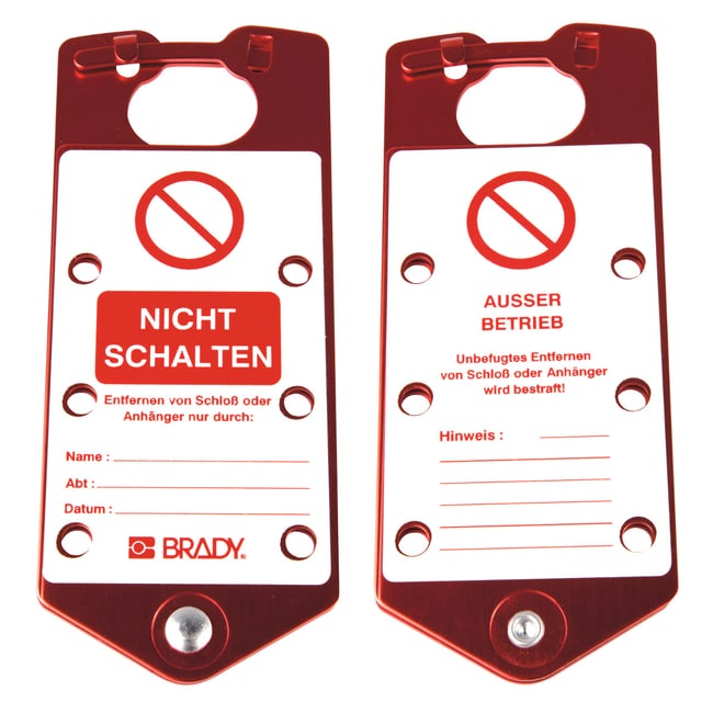 Brady Sicherheitsblockierbu¨gel aus Alum