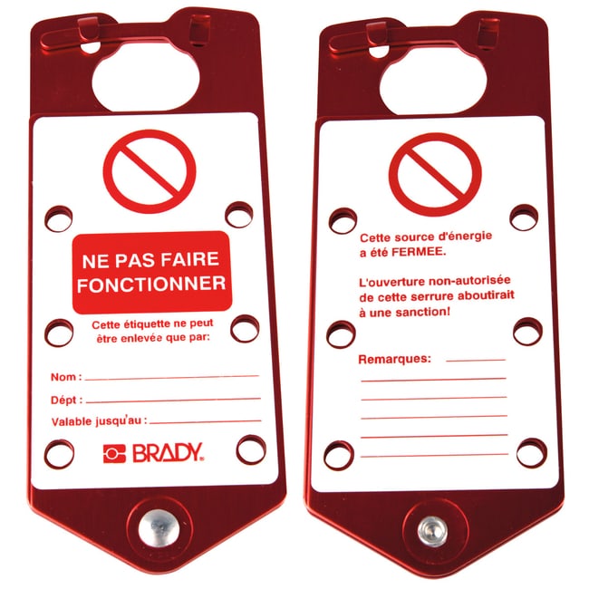 Brady Sicherheitsblockierbu¨gel aus Alum