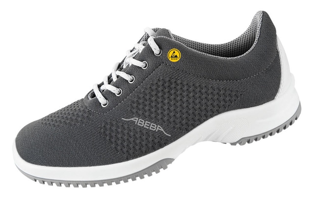 1PR Uni6 grey knitted textile safety tra