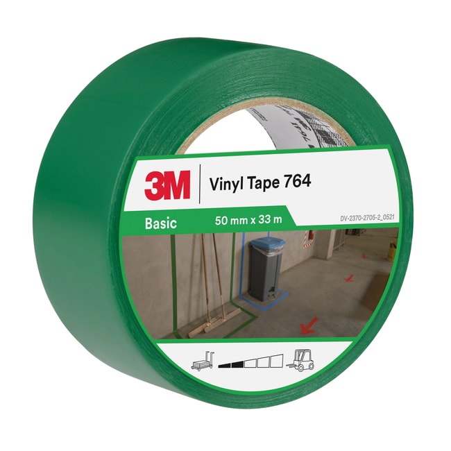 12ROLL 764 GREEN 50MM X 33M 12/CV IWCP