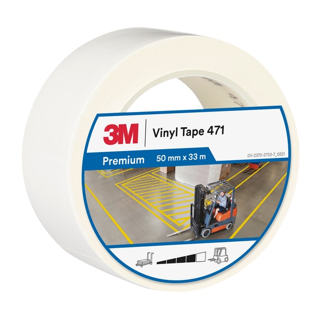12ROLL 471 WHITE 50MM X 33M 12/CV IWCP