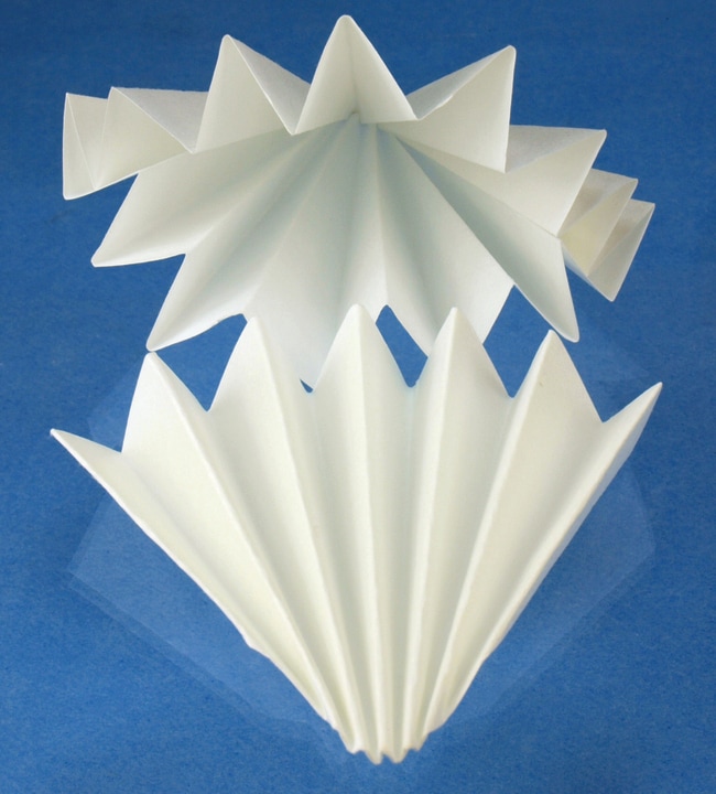 Karl Hecht Gefaltetes Filterpapier, Durc