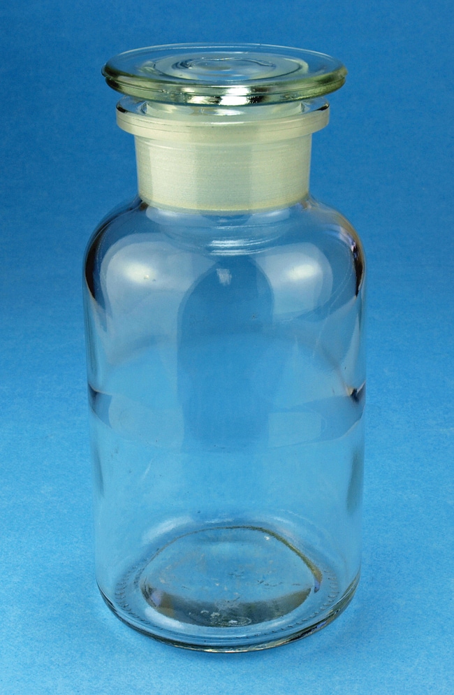 Karl Hecht Klarglas-Weithalsflasche, Fas