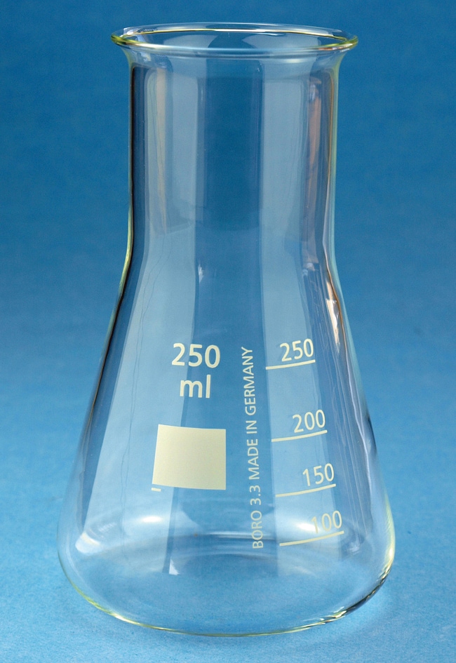 Karl Hecht Erlenmeyerkolben aus Glas mit
