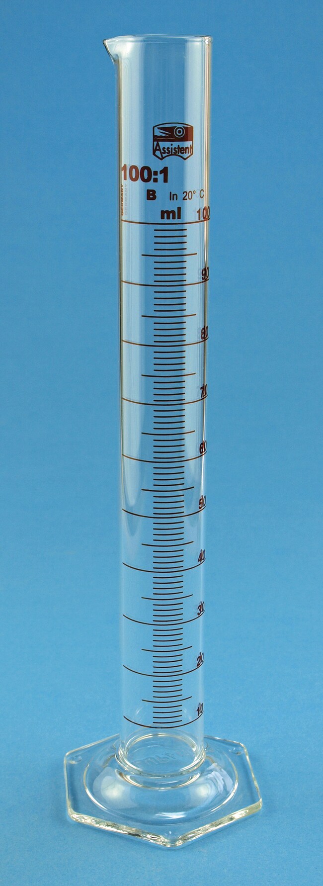 Karl Hecht DURAN Standardmesszylinder, K