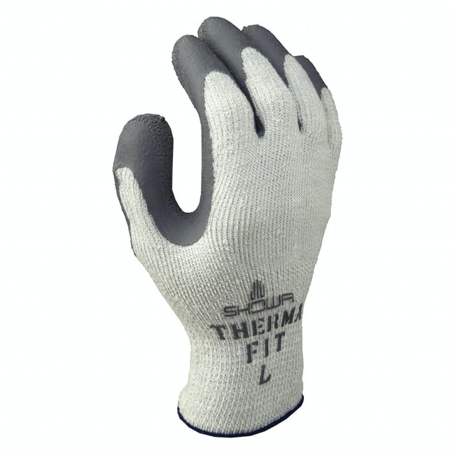 10PR Glove, L, Acrylic knitted/cotton/po