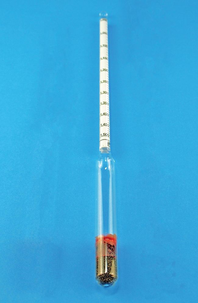 Karl Hecht Dichtehydrometer ohne Thermom
