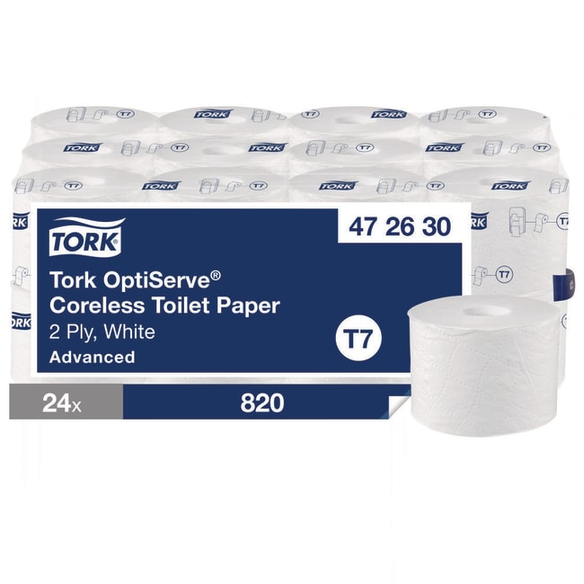 24ROLL Tork OptiServe Coreless Toilet Pa
