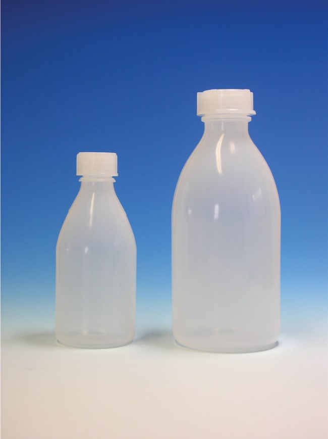 Karl Hecht Enghalsflasche aus LDPE, Kapa
