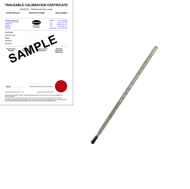 205mm Precision Thermometer -10/110C 1.0