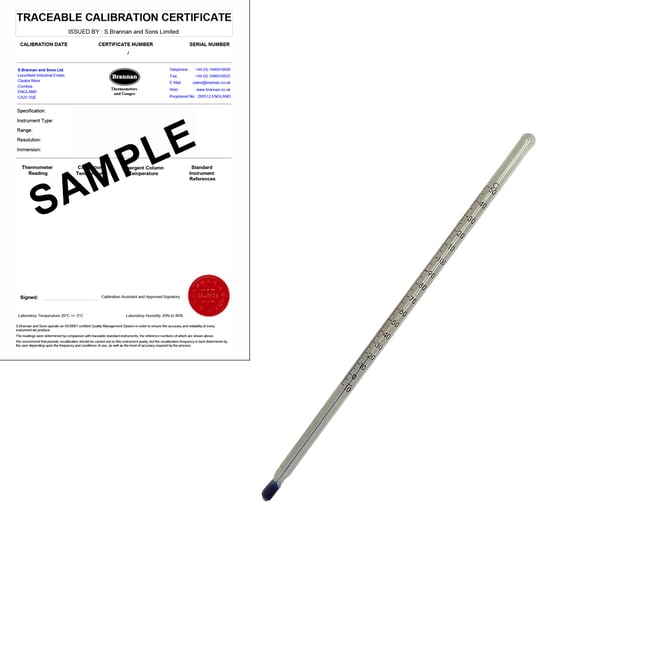 205mm Precision Thermometer -10/150C 1.0