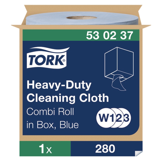 1ROLL Tork Heavy-Duty Cleaning Cloth Blu