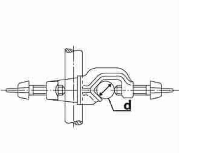 Bochem Doppelmuffe DIN12895, aus Guss, T