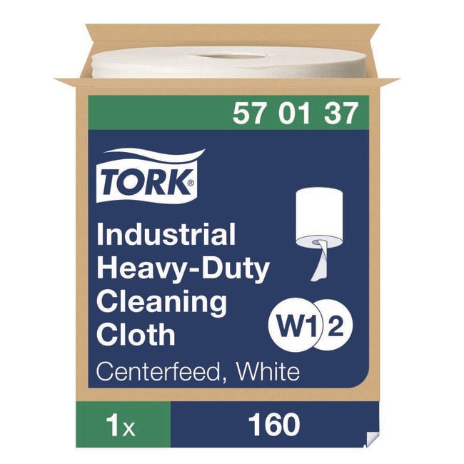 12ROLL Tork Industrial Heavy-Duty Cleani