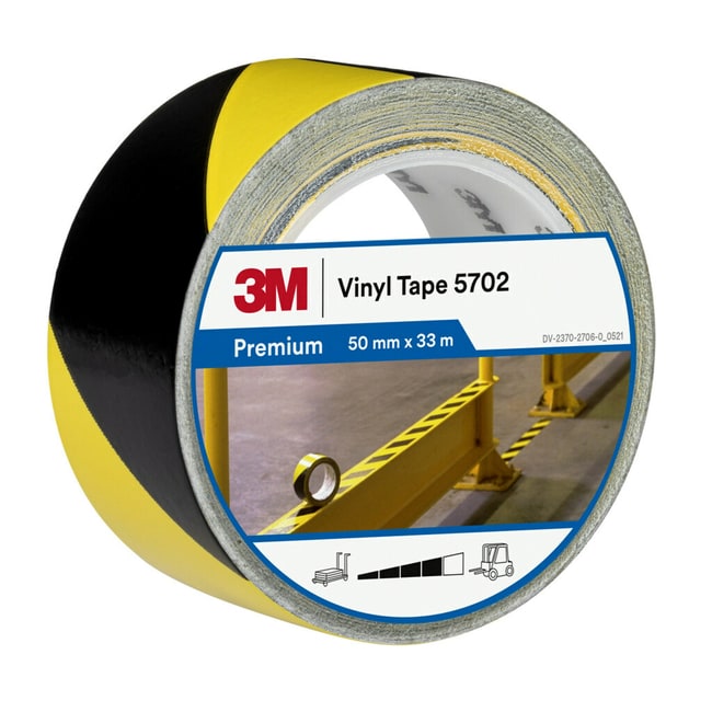 12ROLL 5702 YL/BK 50MM X 33M 12/CV IWCP