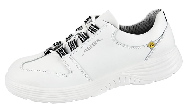 1PR X Light white smooth leather trainer