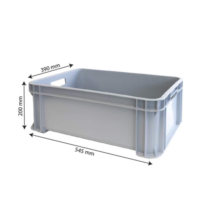 30LT Grey stackable reinforced container
