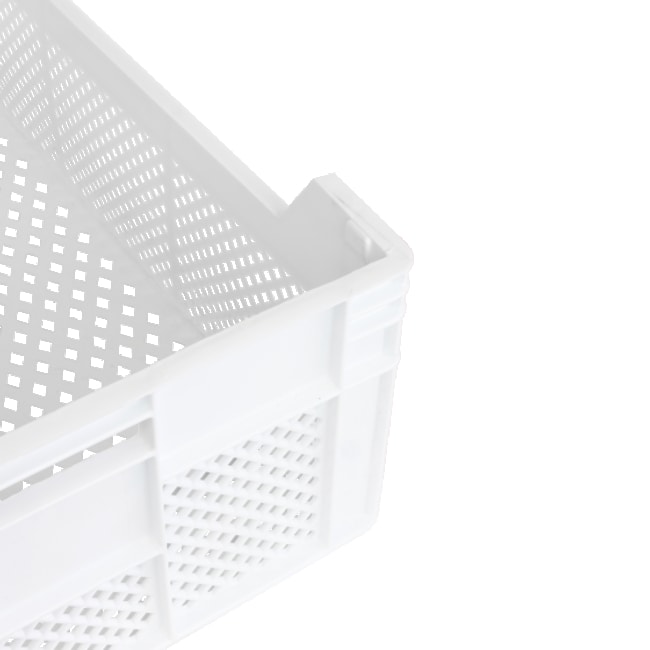45LT White finely perforated and indente