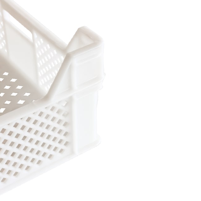 29LT White finely perforated and indente