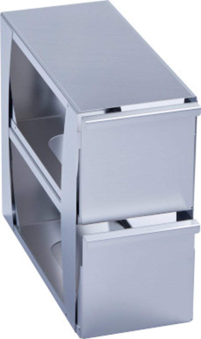 Drawer style stainless steel rack for In