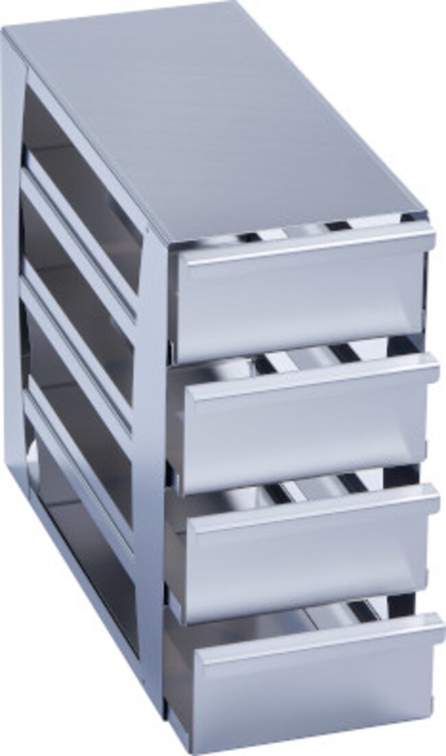 Drawer style stainless steel rack for In
