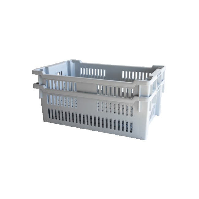 30LT Grey stacking and nesting perforate