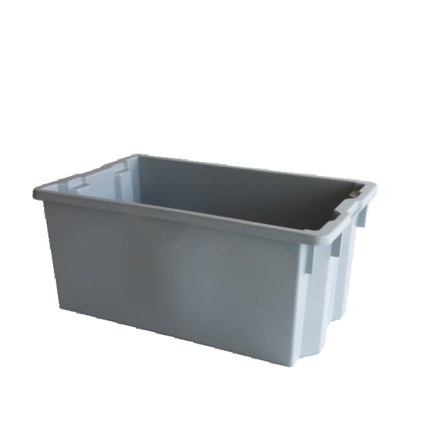 70LT Grey nestable stacking container 75