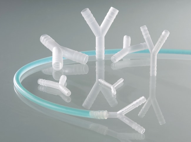 Buerkle PVDF Cylindrical Y Connectors, Z