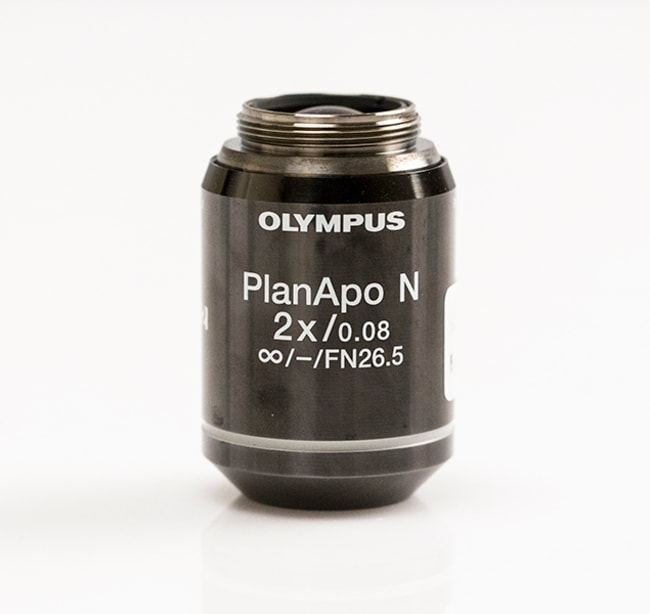 2X Objective, PlanApo (0.08 NA)