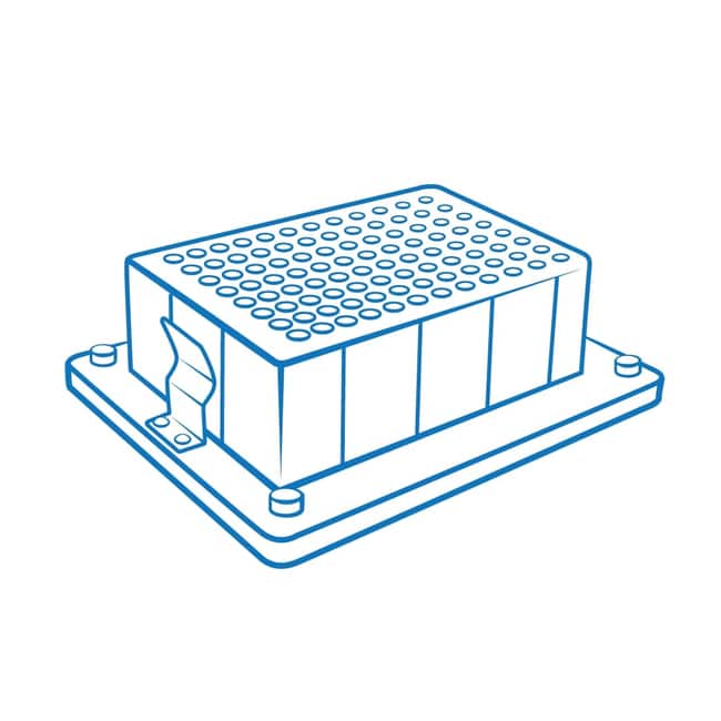 Block for one 1,2ml deep-well plate Abge
