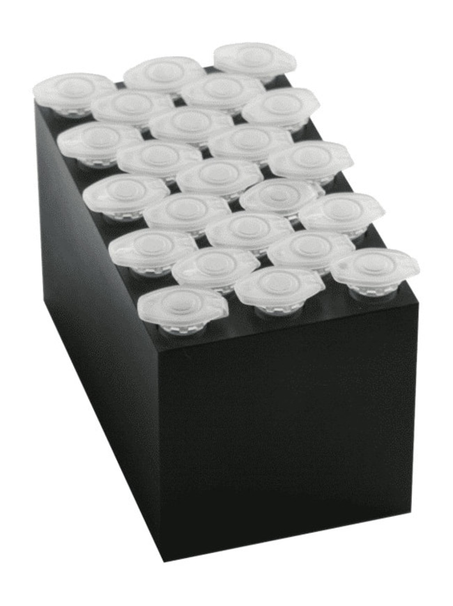 Block with 23 holes for 1.5 ml tubes, co