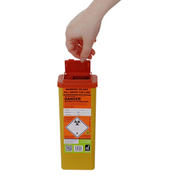 Eco Orange 0.5 Waste Container .