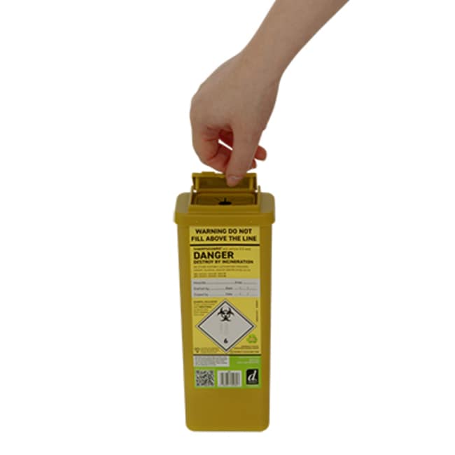 Eco Yellow 0.5 Waste Container .
