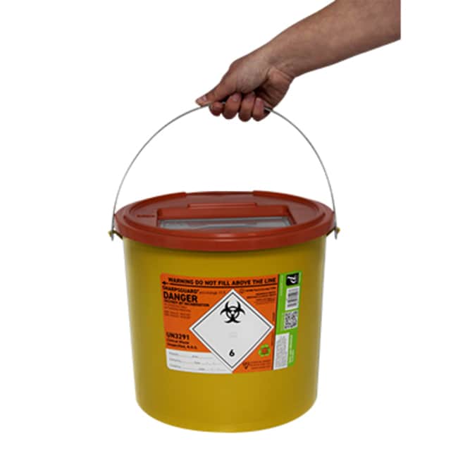 Eco Orange 11.5 Waste Container .