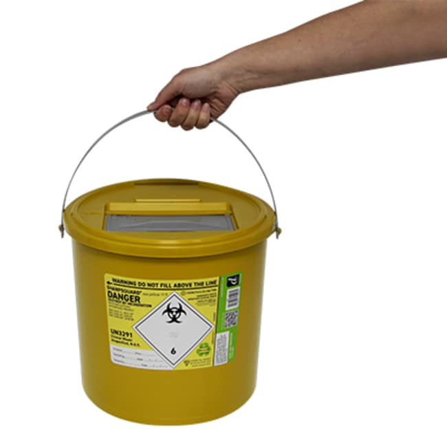 Eco Yellow 11.5 Waste Container .