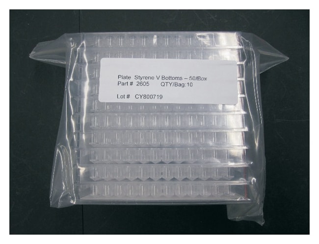 Styrene 96-well Plate, flat bottom, VE=5