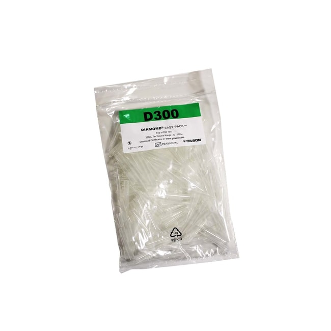 Gilson PIPETMAN EasyPack Spitzen, Volume