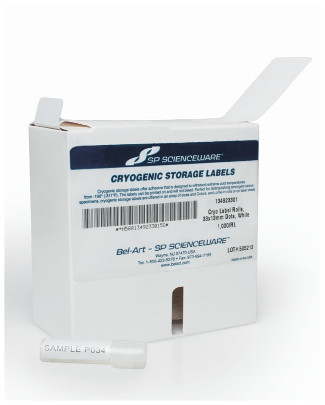 1ROLL OF 33X13MM LABELS FOR 1.5-2ML TUBE