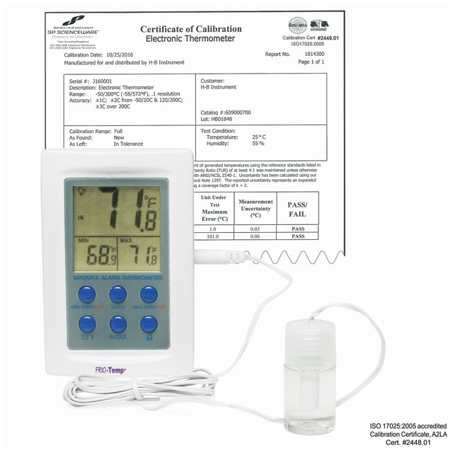 H-B FRIO TEMP CALIBRTD DUAL ZONE ELECTRN