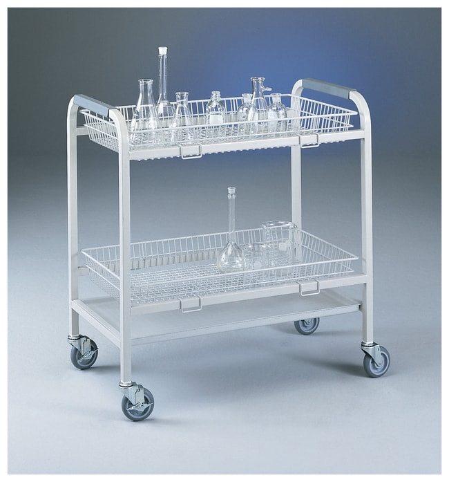 2-BASKET GLASSWARE CART