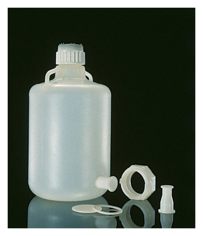 Flasche mit Anschlüssen, 20 l PP .